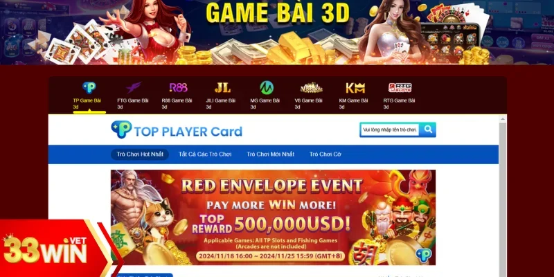 Khám phá chuyên mục Game Bài 33WIN