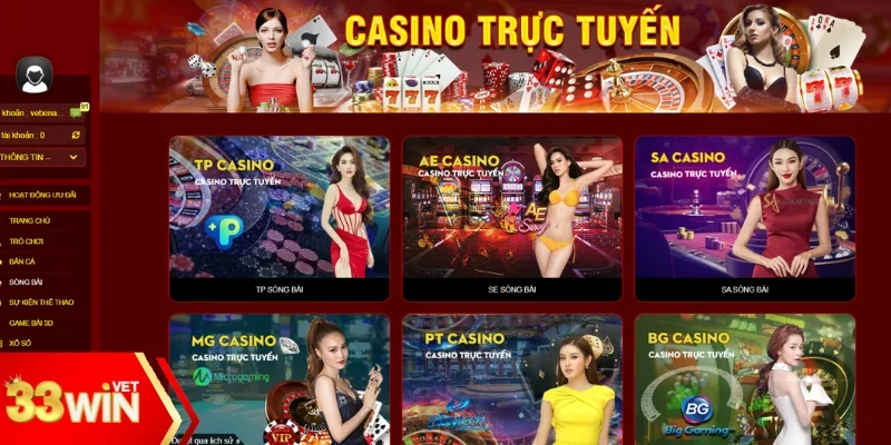 Tổng quan về Live Casino 33WIN